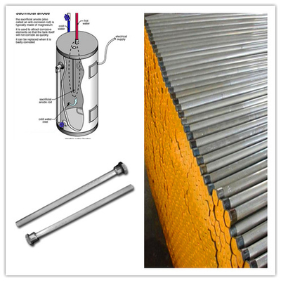 L'eau Heater Parts de Rod For Water Heater Solar d'anode de magnésium d'AZ31B
