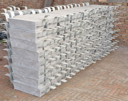 Anode en aluminium sacrificatoire argentée adaptée aux besoins du client pour la protection cathodique