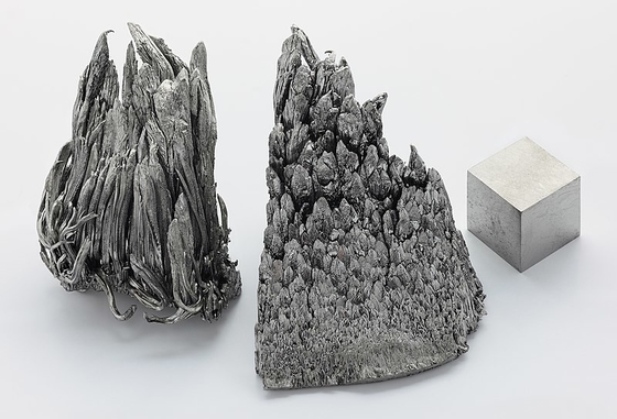 Métal résistant de haute température de terre rare de Yb en métal de ytterbium