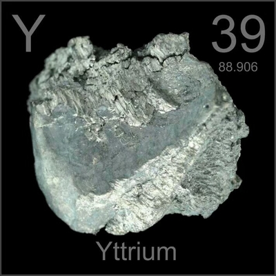 Bon métal 99,9 de yttrium de CAS 7440-65-5 de ductilité