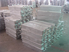Anode en aluminium sacrificatoire de l'alliage MIL-A-24779 pour des plates-formes de production