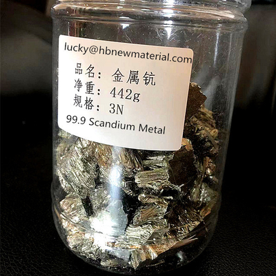 Métal de scandium de grande pureté appliqué dans divers superalliages