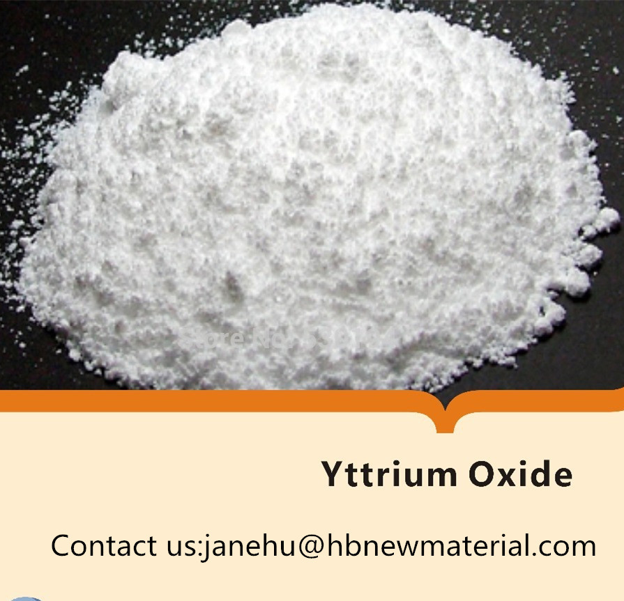 Poudre d'oxyde de la terre 5N rare de la grande pureté 99,999, Y2O3, oxyde de yttrium