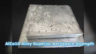 Alliage principal en aluminium et cobalt AlCo10 pour le moulage aérospatial