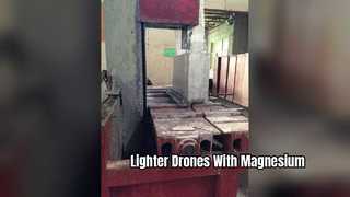 Plaque de cadre de drone légère en magnésium AZ31B