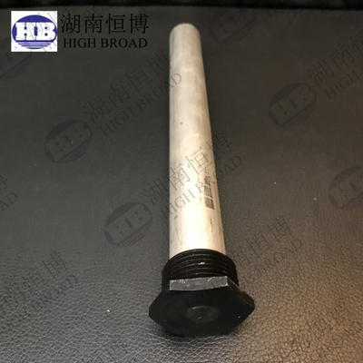 cAST AZ31 Barres d'anode au magnésium pour chauffe-eau M6 20x250