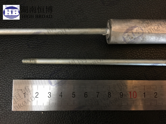 cAST AZ31 Barres d'anode au magnésium pour chauffe-eau M6 20x250