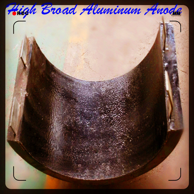 Anode en aluminium anti-corrosive, canalisation GB/T 4948-2002 d'anodes de bracelet