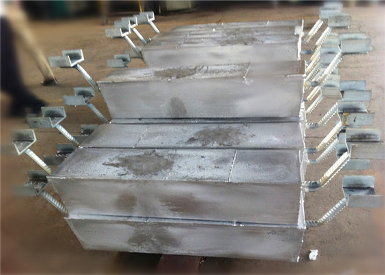 Les anodes en aluminium pour le projet en mer décortiquent la structure de port de caisses de réglage