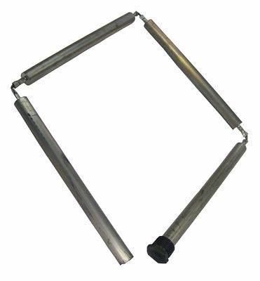 19 mm alliage d'aluminium Compact anode Rod 3/4 NPT 450 mm Conception rentable pour le condensateur compact