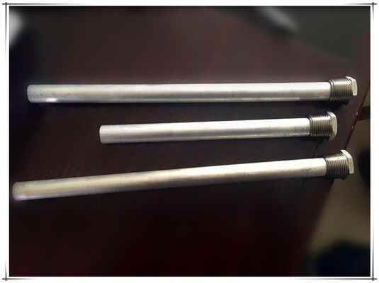 21 mm alliage de zinc Zn-Al-Cd bâton d'anode sacrificiel 600 mm pour le contrôle des odeurs du chauffe-eau