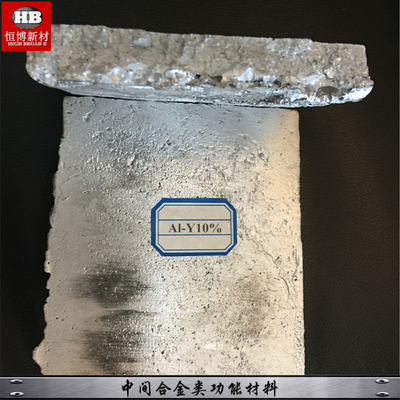 Lingot en aluminium d'Al 20% de l'alliage principal Y 80% d'expédition de la Chine de fournisseur de yttrium rapide de YAl