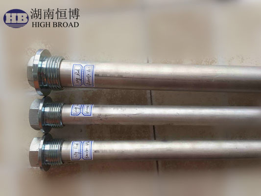 40 mm alliage de magnésium ultra longue tige d'anode fil personnalisé 2000 mm protection du réservoir pour le réservoir de processus industriel