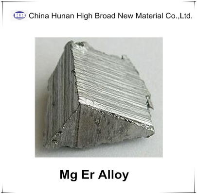 Lingot d'alliage principal d'erbium de magnésium de lingot d'alliage de MgEr 30% de rectangle/place