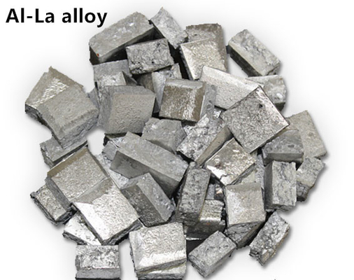 Alliage en aluminium de LaAl d'alliage de lanthane, alliage de terres rares en aluminium pour des hardners