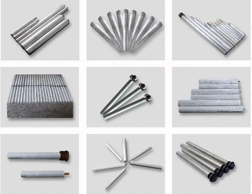 L'alliage d'aluminium de 21 mm à 3 segments à anode 1000 mm conception de boulon ensemble pour chaudière commerciale