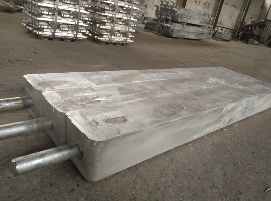 Anodes d'aluminium industriel alliage Al-Zn-In-Cd à haute durabilité et résistance à haute température