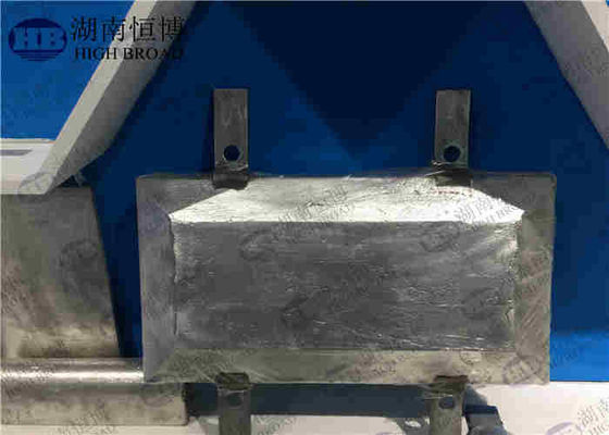 Rudder Streamlined Aluminum Sacrificial Anode Trapezoidal 420x180x45mm 10kg Al-Zn-In Alloy Ship Steering Protection
