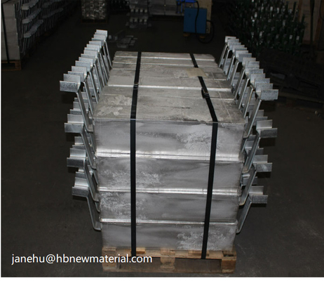 Anode d'aluminium de protection cathodique pour l'eau de mer et les structures offshore