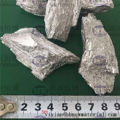 Alliage de magnésium massif gris argenté 5-30% pour additif dans la fusion