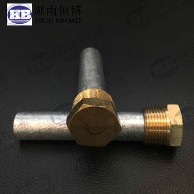 16 mm de magnésium AZ31 Mini anode M8 fil 250 mm Protection compacte pour les petites chaudières