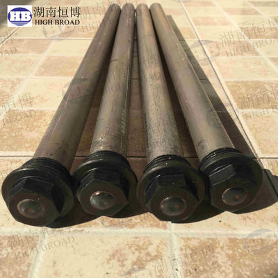 25 mm alliage de zinc 3 segments de tige d'anode 1 NPT 1000 mm protection du réservoir de stockage pour le réservoir de stockage d'eau chaude