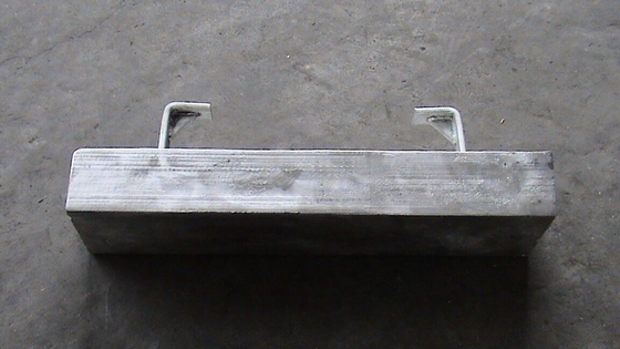 MIL-A-24779 Anodes de protection cathodiques en alliage d'aluminium pour digues / pillages pour la mer