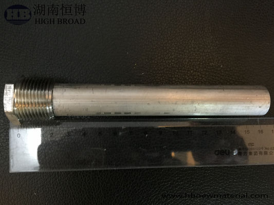 Anode combiné en alliage de zinc de 22 mm, mamelon diélectrique 3/4 NPT de 750 mm, contrôle des odeurs pour chauffe-eau résidentiel