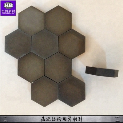 Carbure de silicium Carbure de bore Carbure carré Carreaux balistiques hexagonaux pour une protection extrême
