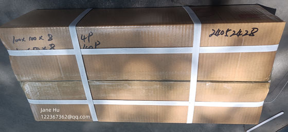 Pressureless Sintered Silicon Carbide Ceramic Tile 100x100x10mm Ballistic Armor Plate with ≥2600 HV Hardness