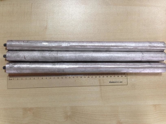 26 mm de diamètre 1 pouce Magnésium barres d'anode pour la protection contre la corrosion des réservoirs d'acier