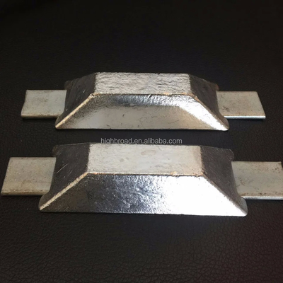 Anodes de protection contre la corrosion au niveau de l'ASTM Standard Sacrificial AZ HP