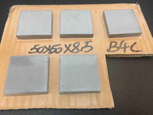 Carbure de bore sintré sans pression R400 Carreaux balistiques 50x50x9 mm NIJ Niveau IV Insert céramique blindé autonome