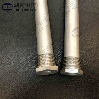 Barres d'anode au magnésium personnalisées, bonne formabilité et surface lisse pour des longueurs de 100/200/500 mm