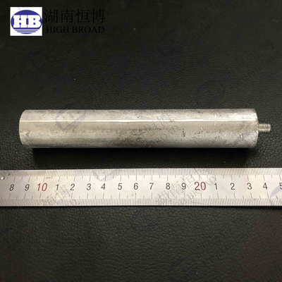 Barres d'anode au magnésium personnalisées, bonne formabilité et surface lisse pour des longueurs de 100/200/500 mm