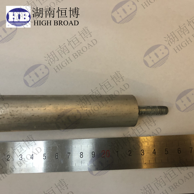 16 mm de diamètre chauffe-eau solaire barres d'anode pour les réservoirs en acier haute résistance à la traction