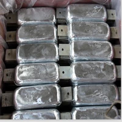 Anode d'aluminium à haute résistance à la corrosion pour l'eau de mer et les structures offshore Anode de réservoir de ballast en aluminium utilisée pour empêcher la corrosion des structures en acier dans l'eau de mer et l'eau saumâtre