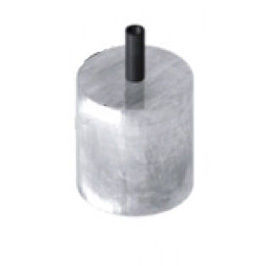 Tige d'anode sacrificielle en magnésium AZ63 de haute pureté, 44 pouces, 3/4 NPT pour la Protection cathodique du réservoir d'eau marine