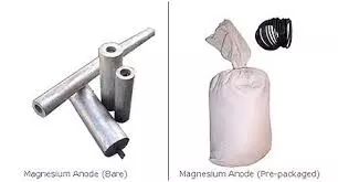 Anode de magnésium américaine standard scellée avec résine époxy poudre remplie en arrière aWG câble tHHN/THWN