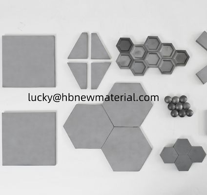 Plaques balistiques en céramique légères pour équipement de sécurité personnelle amélioré