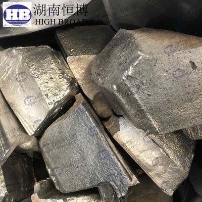 Alliage de zinc-lithium à haute pureté 99,9% avec teneur en lithium de 5% et MOQ 20 kg