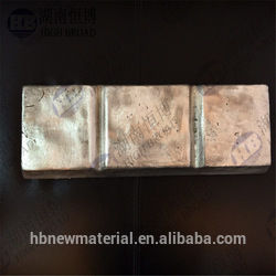 Alliage mère MgZr30% certifié ISO9001:2008 pour affinage de grain, options de poids 4 kg/7,5 kg