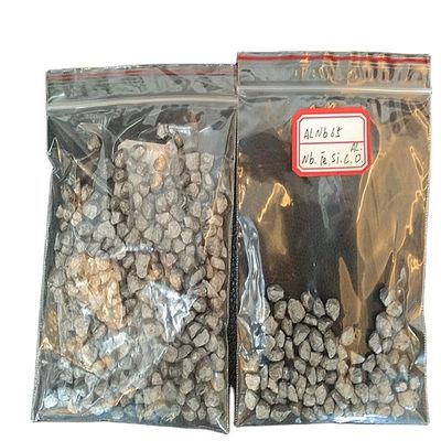 Granules et lingots certifiés ISO9001:2008 en alliage d'aluminium et de niobium pour les applications aérospatiales et médicales