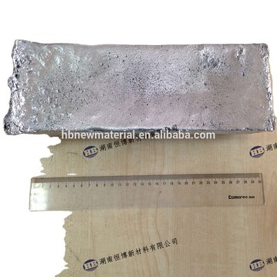 Lingot de métal d'apport AlCu avec 50% de cuivre pour l'affinage du grain dans les applications aérospatiales