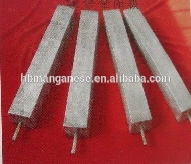 Anode de magnésium de qualité AZ63 pour tuyauterie d'entrée de service de gaz avec potentiel standard