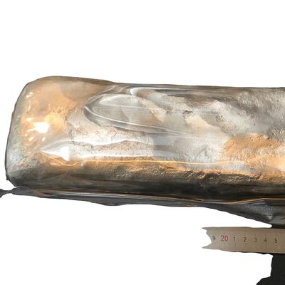 Lingot d'alliage maître argent-aluminium AlAg 5-20% de teneur en argent pour le raffinage de grain