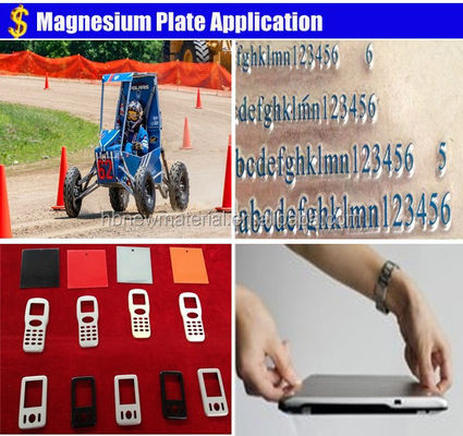 WE43 WE54 WE94 Tôle et plaque en alliage de magnésium pour applications aérospatiales et personnalisées