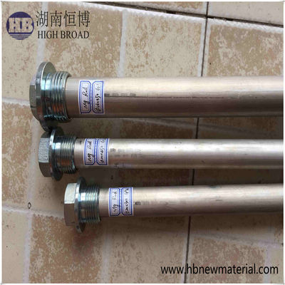 Tige d'anode en magnésium de 32 pouces avec filetage BSP BSPT NPT 3/4" Certifié ISO9001:2008 pour chauffe-eau