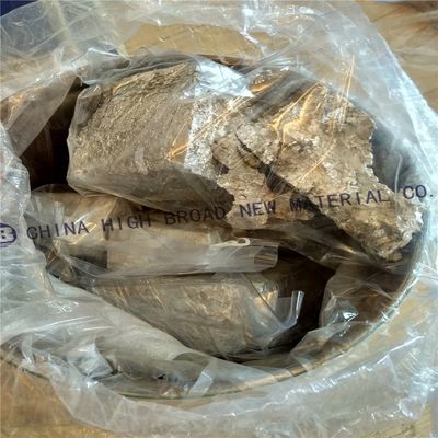 Alliage-mère aluminium-terres rares AlTi5B1RE10 avec 10% de terres rares pour affinage de grain et taux d'absorption élevé en forme de lingot