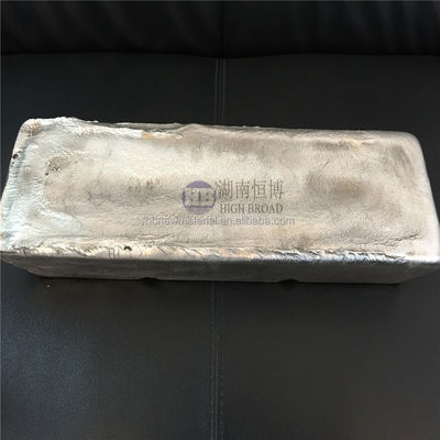 Lingot de métal d'apport AlZn20% en gros avec un poids de 6-8 kg pour l'affinage du grain dans les alliages d'aluminium